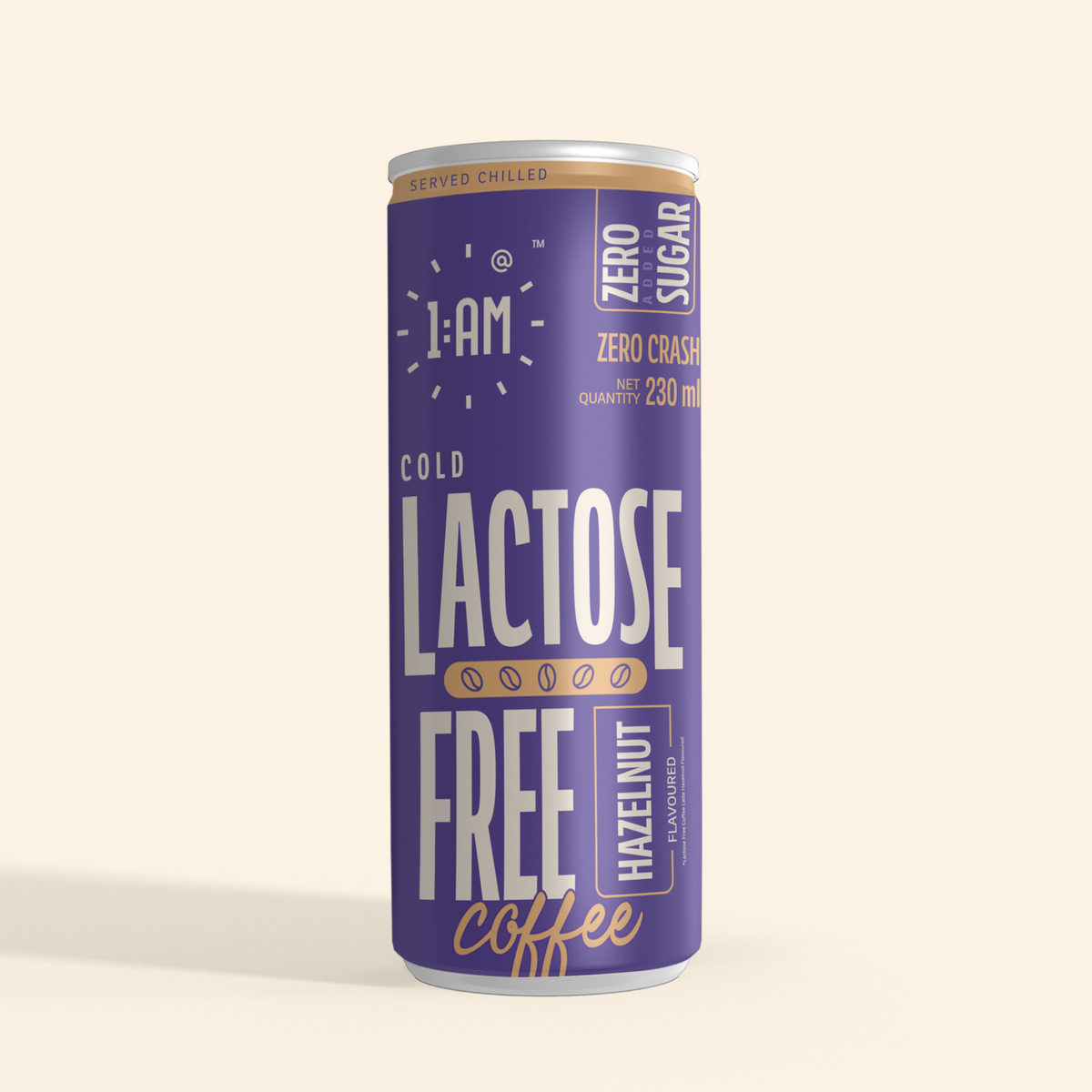 Lactose-Free Hazelnut Cold Coffee