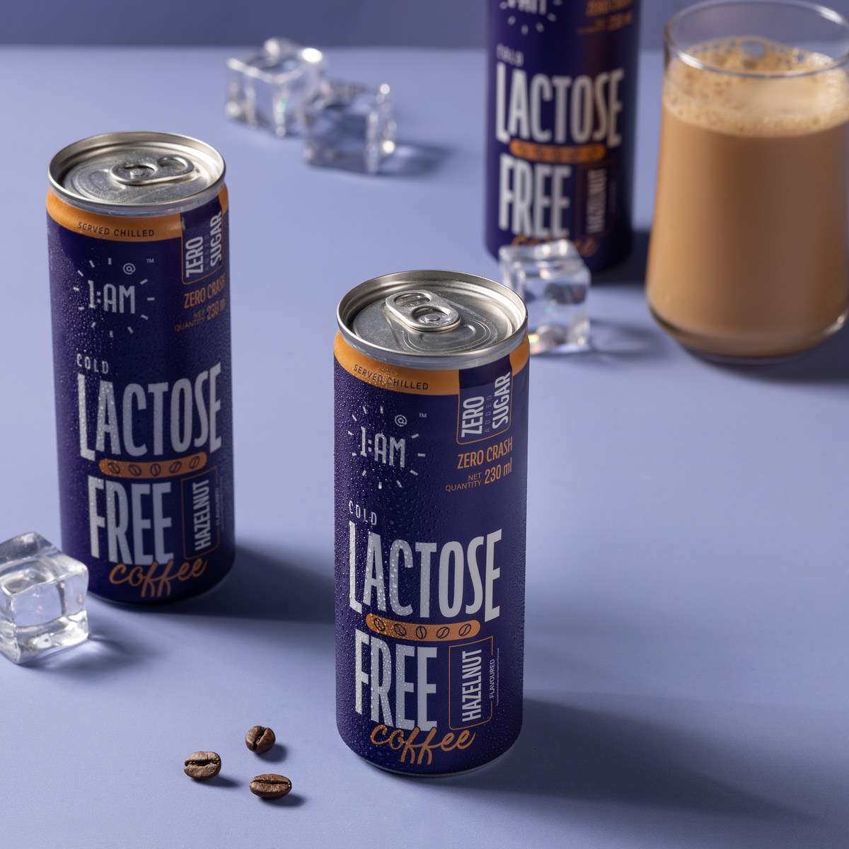 Lactose-Free Hazelnut Cold Coffee