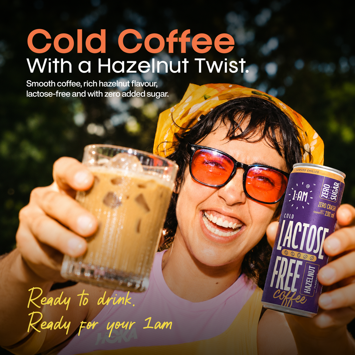 Lactose-Free Hazelnut Cold Coffee