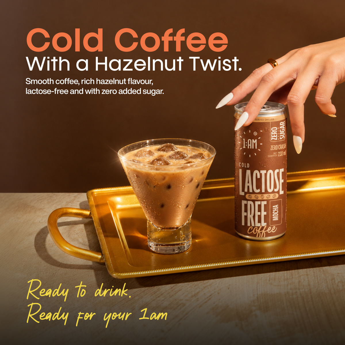 Lactose-Free Mocha Cold Coffee